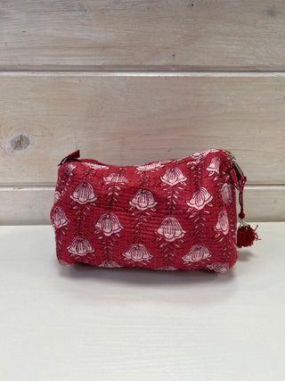 Quilted Toiletry Bag - Small