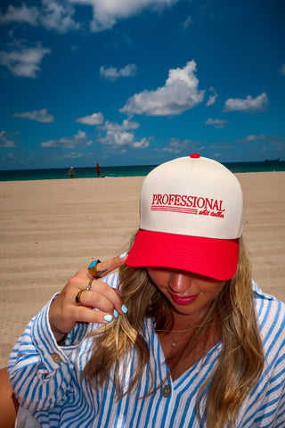 Professional Shit Talker Fitted Hat