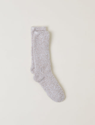 CozyChic Heathered Sock - Stone/White // Barefoot Dreams