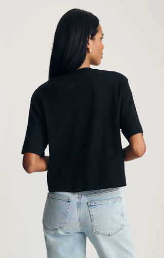 Riley Short Sleeve Crew Neck Tee - Black // Mavi