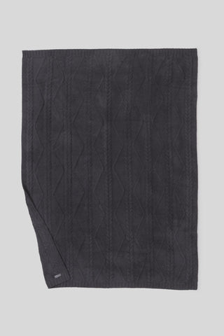 CozyChic® Fisherman Cable Throw- Dark Moss