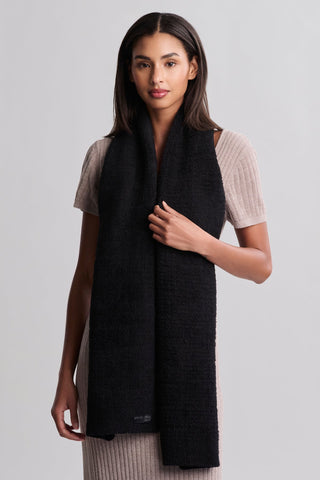 CozyChic® Grid Scarf- Black
