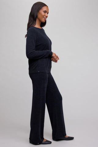 CozyChic Ultra Lite Jersey Pullover + Pants / Black // Barefoot Dreams