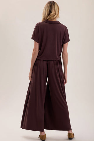 Soft Jersey Sleep Set - Umber // Barefoot Dreams