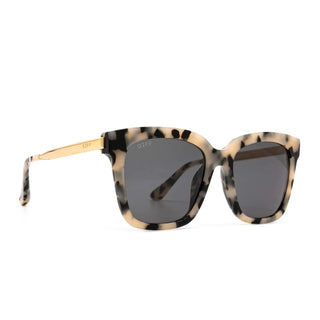 DIFF Bella Cream Tortoise + Grey Sunglasses