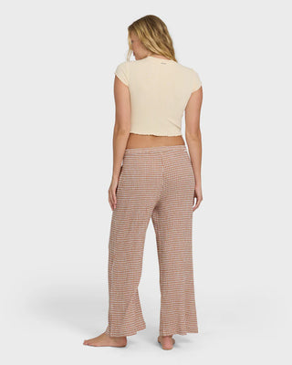 Wanderer Bitty Check Pants - Sugar Almond // Billabong
