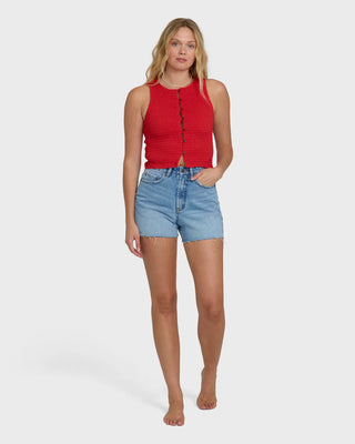 Kelsey Tank - Fiesta Red // Billabong