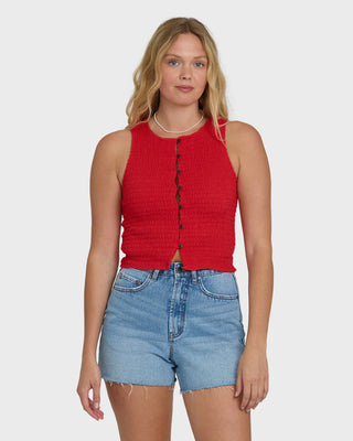 Kelsey Tank - Fiesta Red // Billabong