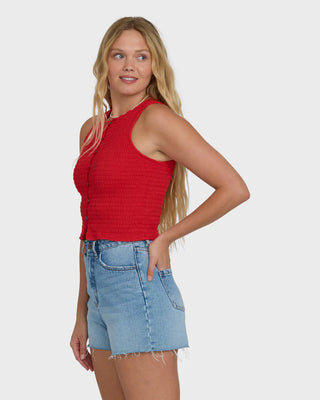 Kelsey Tank - Fiesta Red // Billabong