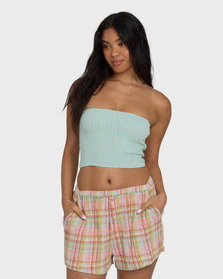 Keep It Simple 2 Tube Sleeveless Woven Shirt - Clearwater // Billabong