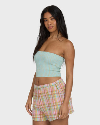 Keep It Simple 2 Tube Sleeveless Woven Shirt - Clearwater // Billabong