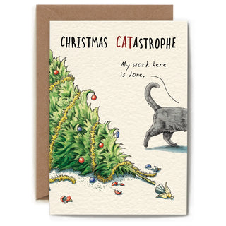 Christmas Cat-Astrophe Card
