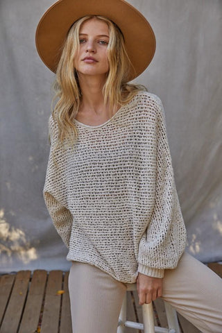 Laurel Canyon Pullover Sweater / Natural