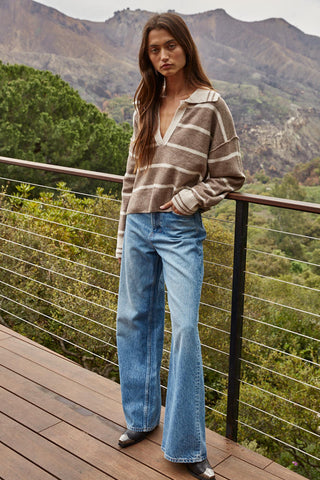 The Cheshire Pullover - Mocha Oatmeal