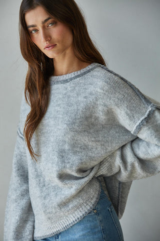 Olympus Pullover - Heather Grey