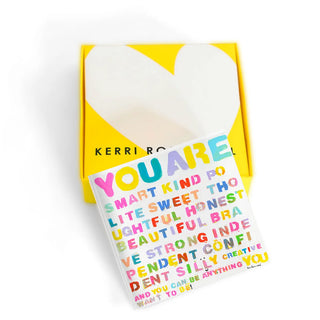 Be Anything Block of Love Acrylic Mini Art // Kerri Rosenthal