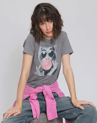 Bursting Mushie Tee // Grey Heather // Press