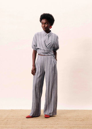 Metis Denim Blue Trousers // FRNCH