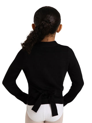 CK10949C Wrap Sweater Black
