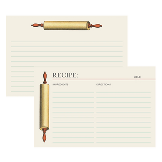 Rolling Pin Recipe Card