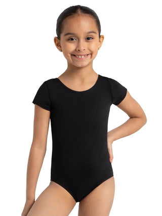 TB132C Short Sleeve Leotard - Black