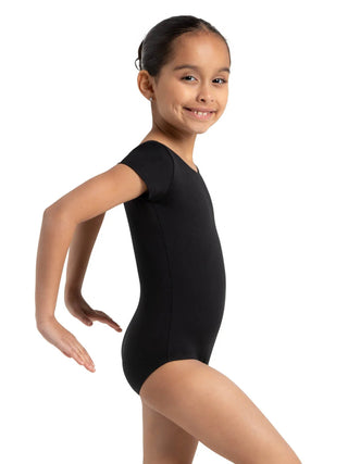 TB132C Short Sleeve Leotard - Black