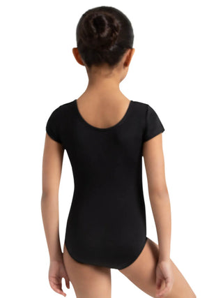 TB132C Short Sleeve Leotard - Black