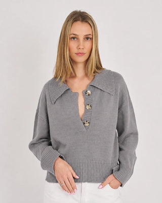 Phoebe Cotton Polo - Tan
