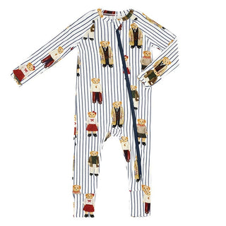 Cozy Romper // Blue Bear