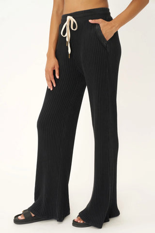 Louise washed sweater ribbed pants- Black Project Social T