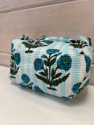 Quilted Toiletry Bag - Small