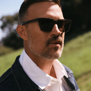 DIFF Billie Whiskey + Grey Polarized Sunglasses