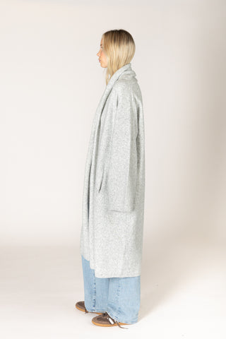 Hugh Luxe Open Cardigan - Ash