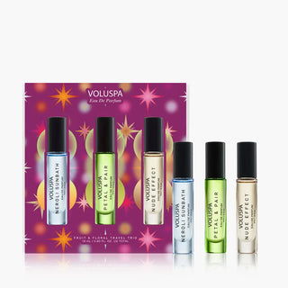 Holiday Fruit & Floral Travel Trio