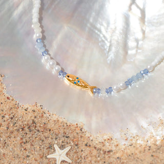 GirlsCrew//Fish in Paradise Beaded Necklace