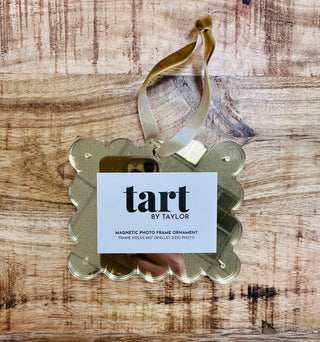 Gold Chrome Frame Ornament - Tart By Taylor