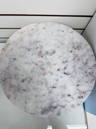 Marble & Brass Pedestal 6”