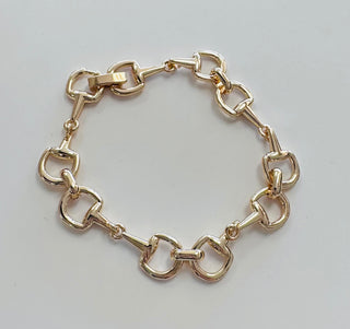 Tes Duo Point Loop Bracelet Gold
