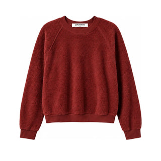 Ziggy Regular Fit Sweatshirt - Ruby Red // Perfect White Tee