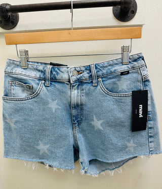 Mavi Rosie Star Denim Shorts
