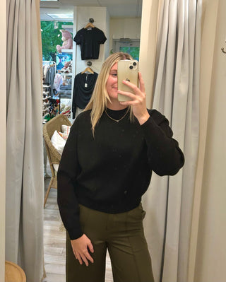 Bowie Sweater-Black//Deluc