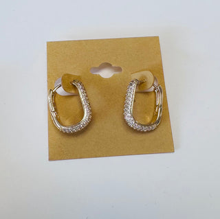 Adrian Squoval CZ Hoop