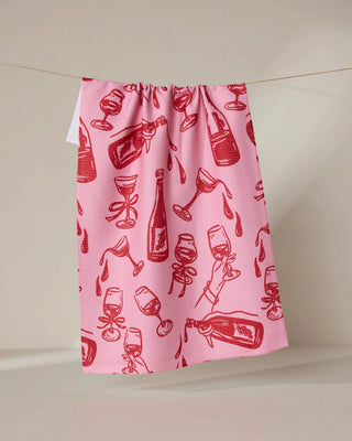 Geometry Tea Towel - Wining and Dining