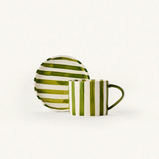 Tratto Cafe Set / Cup & Saucer / Matcha