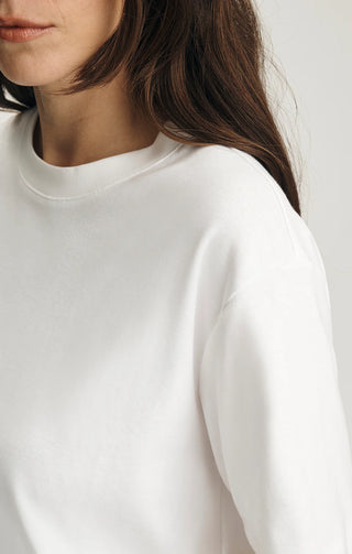 Riley Short Sleeve Crew Neck Tee - White // Mavi