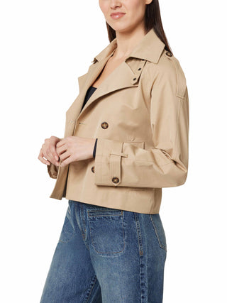 Cropped Trench Jacket w/ Belt / Incense / Habitual