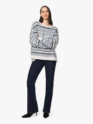 Stripe Birdseye Back Jacquard - Grey Stripe