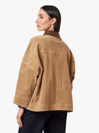 Oversized Corduroy Jacket - Fawn // Habitual