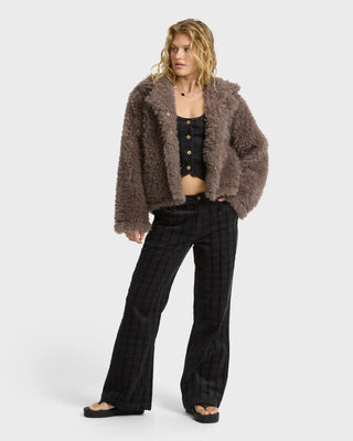 Holidazed Fluffy Jacket // Incense // Billabong