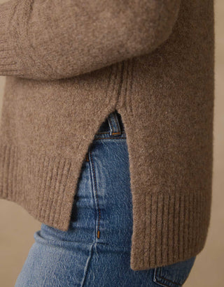 Homebound V-Neck Sweater // Toasted Chestnut
